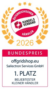 Bundespreis 2026 – 1. Platz beliebtester kleiner Händler (Handelsverband)