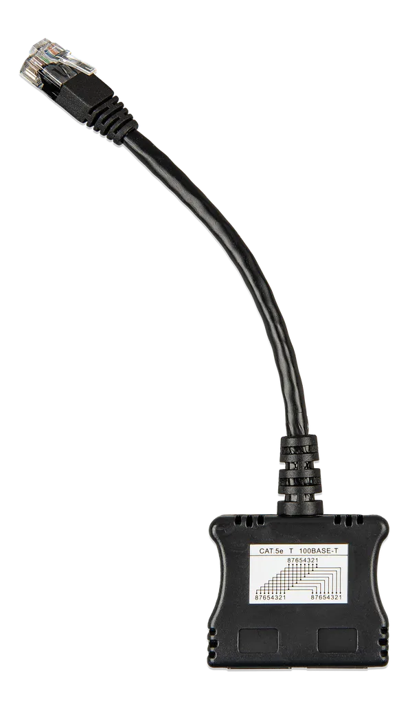 RJ45 (VE.Bus & VE.CAN) Kabel - RJ45-splitter 1xRJ45 male/15cm cable/2xRJ45 female_1