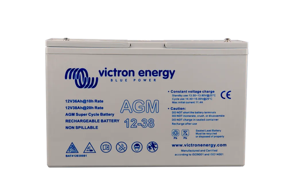 12V/38Ah AGM Super Cycle Batt. (M5)
