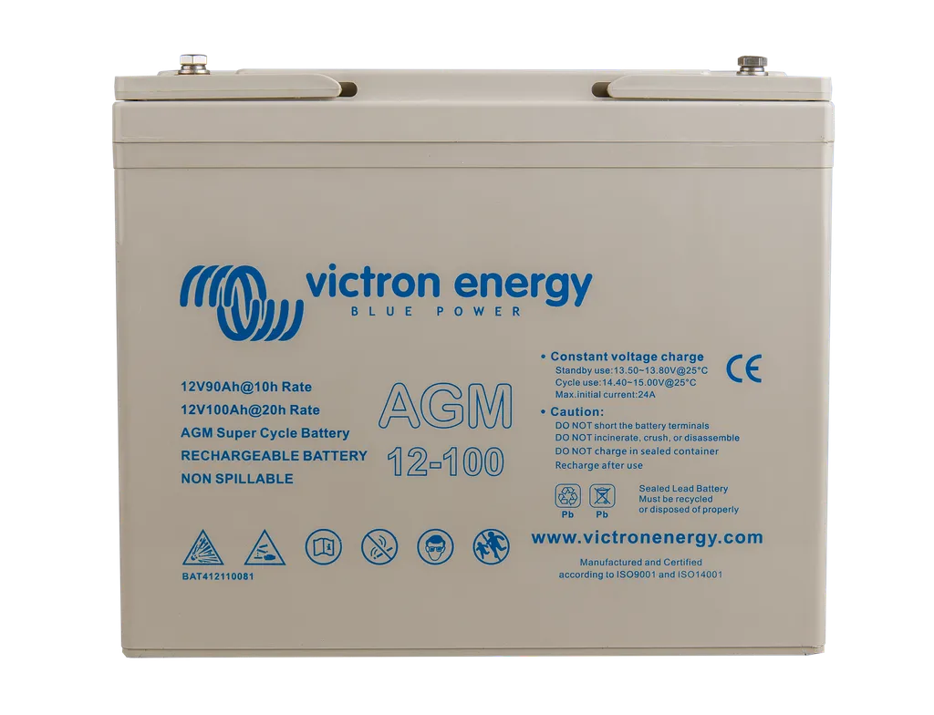 12V/100Ah AGM Super Cycle Batt. (M6)