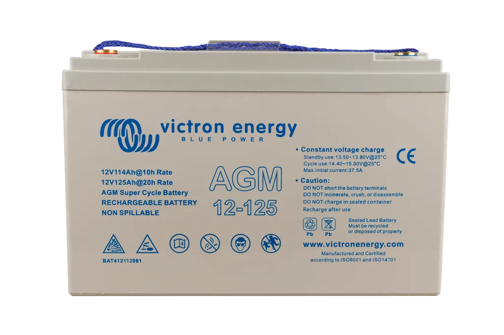 12V/125Ah AGM Super Cycle Batt. (M8)
