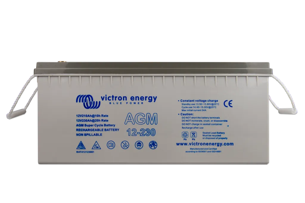 12V/230Ah AGM Super Cycle Batt. (M8)