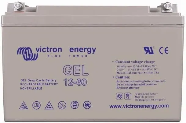 12V/60Ah Gel Deep Cycle Batt.