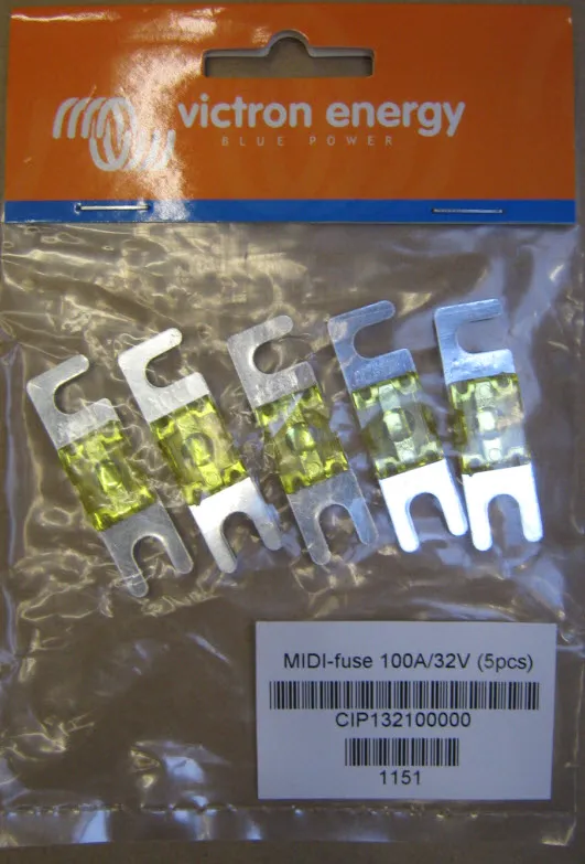 MIDI-fuse 100A/32V (package of 5 pcs)