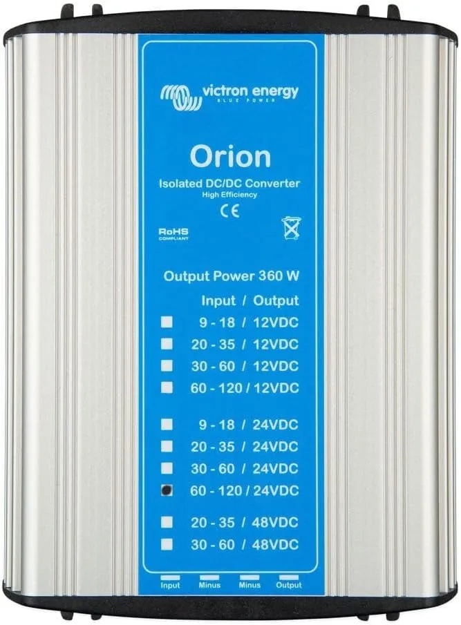 Orion 110/24-15A (360W) Isolated DC-DC converter