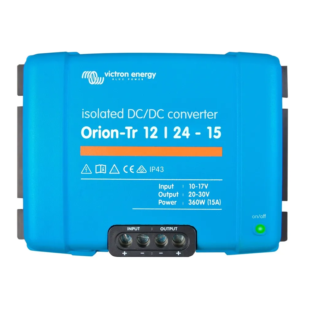 Orion-Tr 12/24-15A (360W) Isolated DC-DC converter