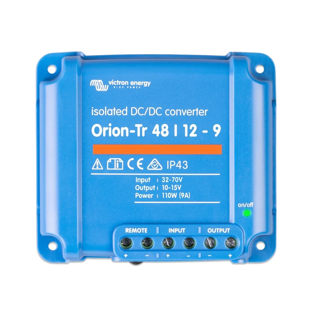 Orion-Tr 48/12-9A (110W) Isolated DC-DC converter