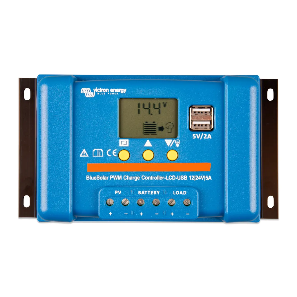 BlueSolar PWM-LCD&USB 12/24V-5A