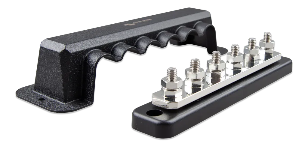 Busbar 250A 2P with 6 screws +cover