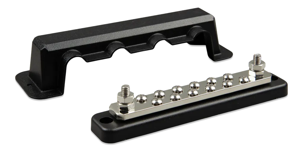 Busbar 250A 2P with 12 screws +cover