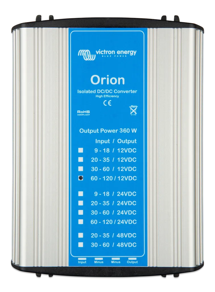 Orion 110/12-30A (360W) Isolated DC-DC converter