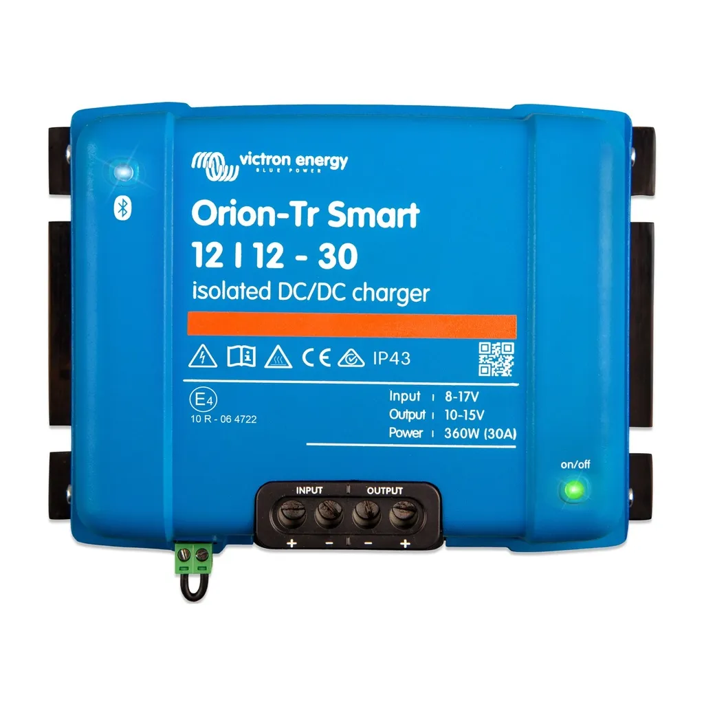 Orion-Tr Smart DC-DC Ladebooster isoliert 12V, 12V, Orion-Tr Smart 12/12-30A (360W) Isolated DC-DC charger