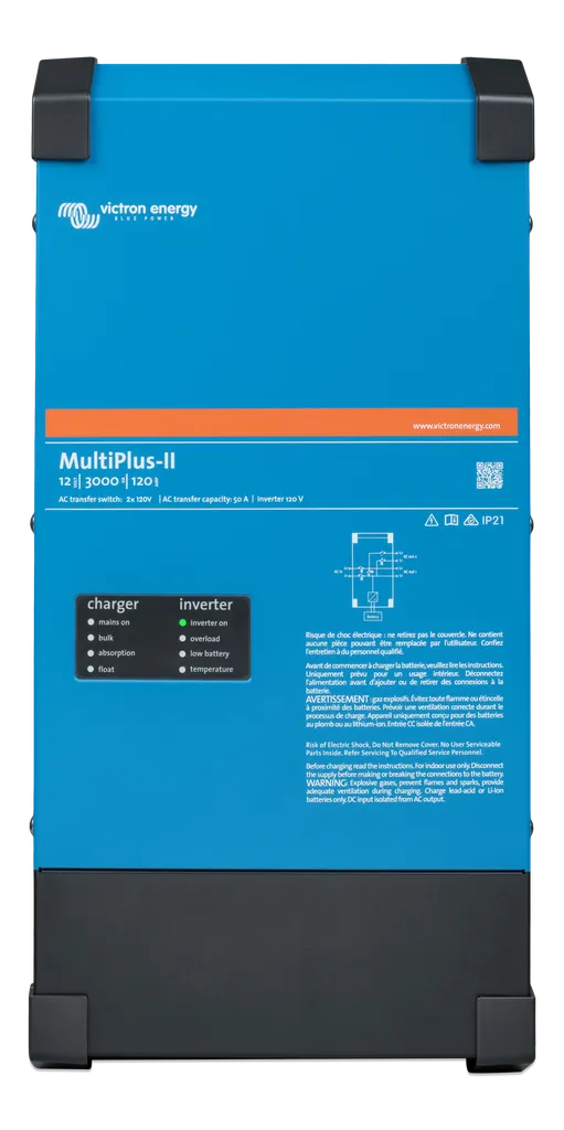 MultiPlus-II 12/3000/120-50 2x120V 50/60Hz (UL 458)