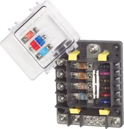 Multi-Sicherungshalter 350A - 4x MIDI & 6xATC/ATO