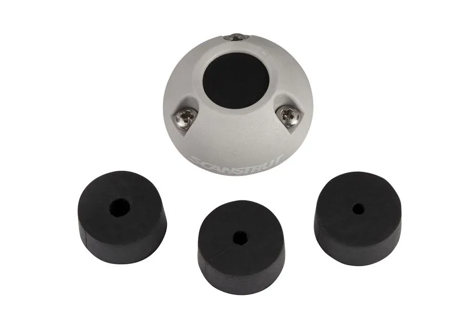 Scanstrut vertikale IP68 Kabel-Durchführung (Kunststoff / Edelstahl) Kunststoff (grau), Scanstrut DS21A-P (21mm)