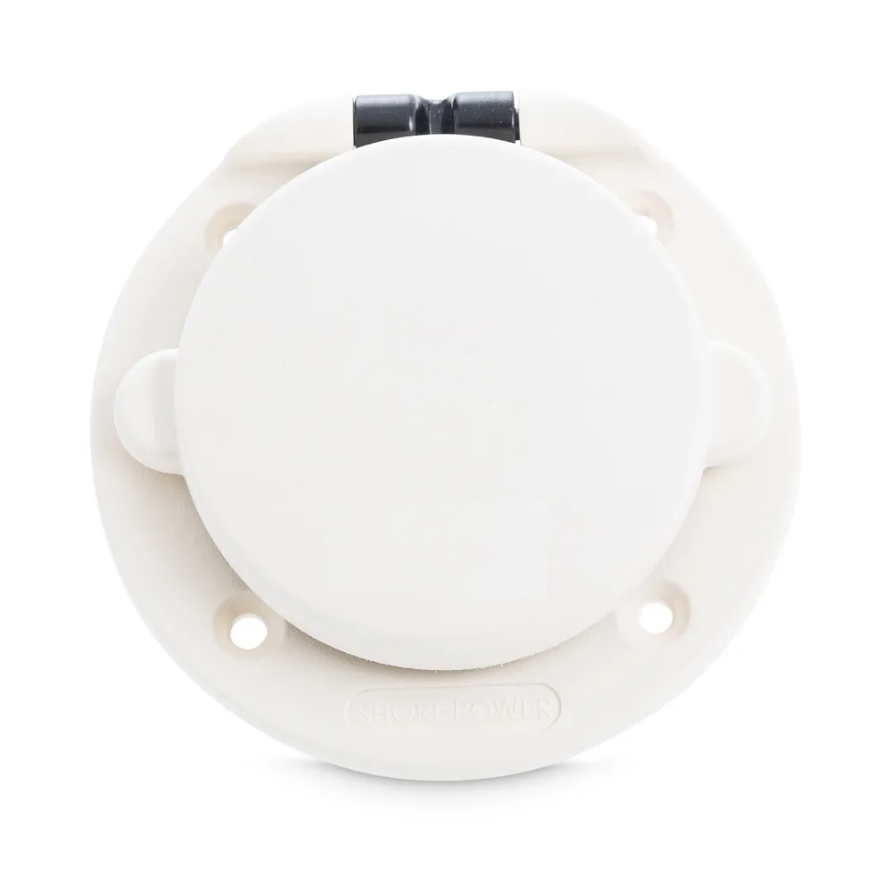 Landstrom-Anschluss Anschlussdose, Anschlussdose Polyamid mit Abdeckung 16A/250VAC (2p/3w)