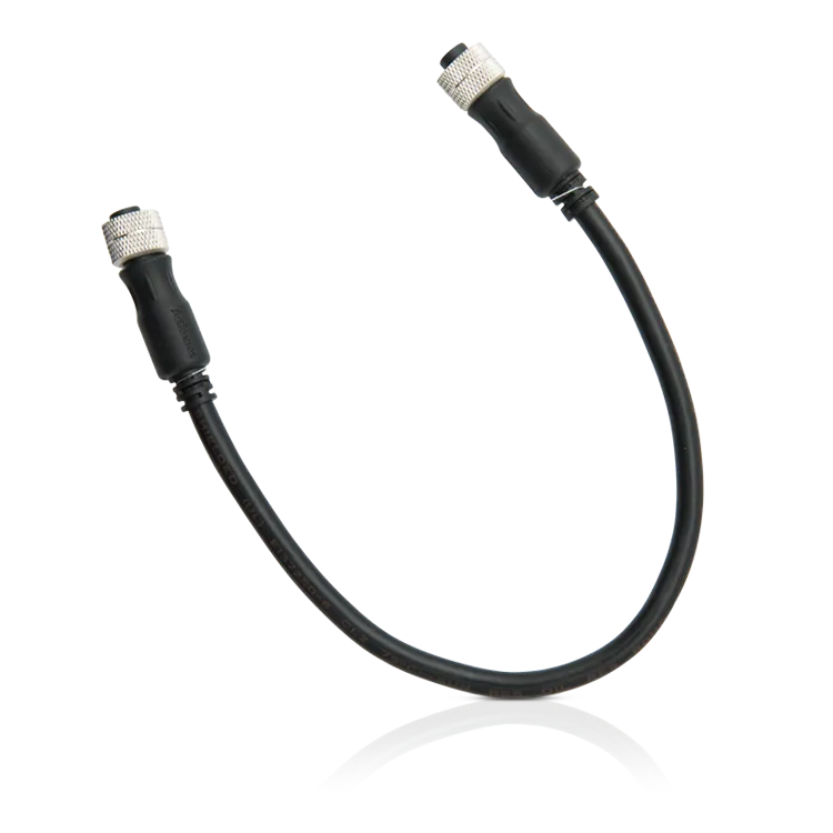 Micro gender changer, m-m, 25cm Kabel