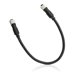 Micro gender changer, m-m, 25cm Kabel