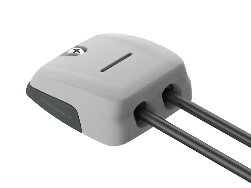 Horizontale Decksdurchführung 6 - 10mm für 2 Kabel