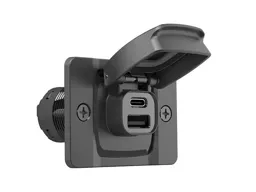 Flip Pro Fast Charge Dual USB Socket with front fit bezel