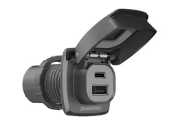 Flip Pro Plus Fast Charge USB-A & USB-C Socket