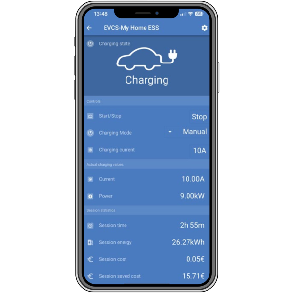EV Charging Station NS - ohne Bildschirm (blau) – Bild 2